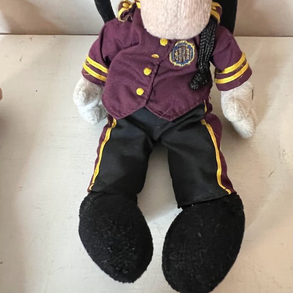 Vintage Goofy Plushy Tower of Terror Bell Hop Bean Bag Goofy Plush Walt Disney - Picture 4 of 6